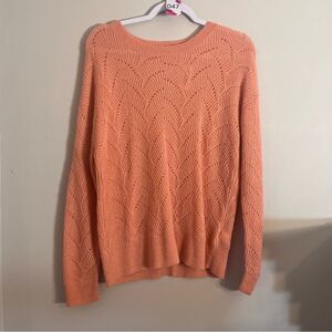 Old Navy Coral Crew Neck Sweater